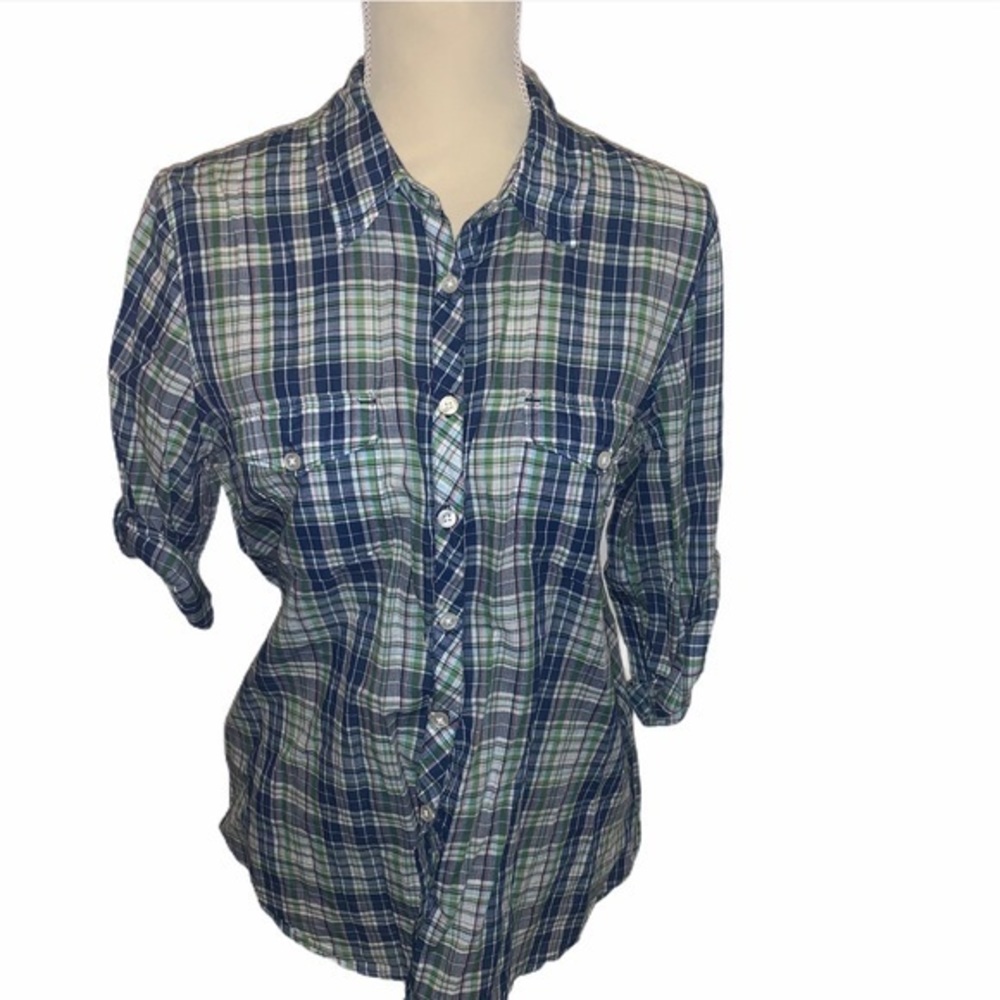 *SPRING/SUMMER* XL Aeropostale plaid button up shirt Lightweight (junior sizing)